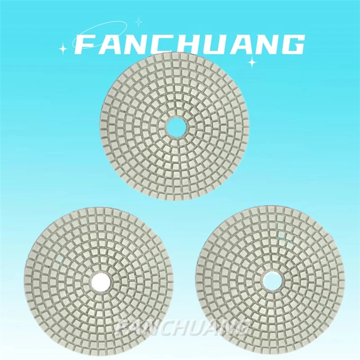 Resin Bond Stone Polishing Tools 3 Step Polishing Pads Marble Granite Quartz