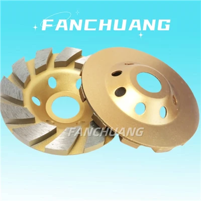 4-Inch Diamond Grinding Cup Wheel Concrete Turbo για γωνιακό μύλο