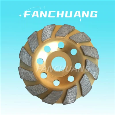 100-180χιλ. Διαμαντένιο Τροχό λείανσης Κυπέλλου για πέτρα και σκυρόδεμα